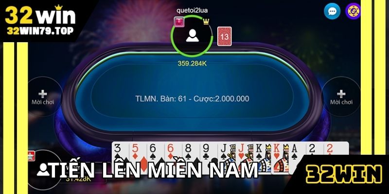 Tiến lên miền Nam có từ 2 - 4 thành viên tham gia