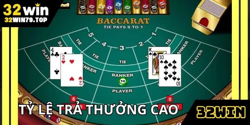 Tỷ lệ trả thưởng khủng, giúp làm giàu nhanh chóng