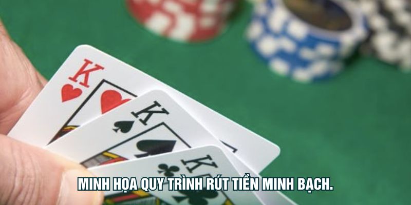 Minh họa quy trình rút tiền minh bạch.